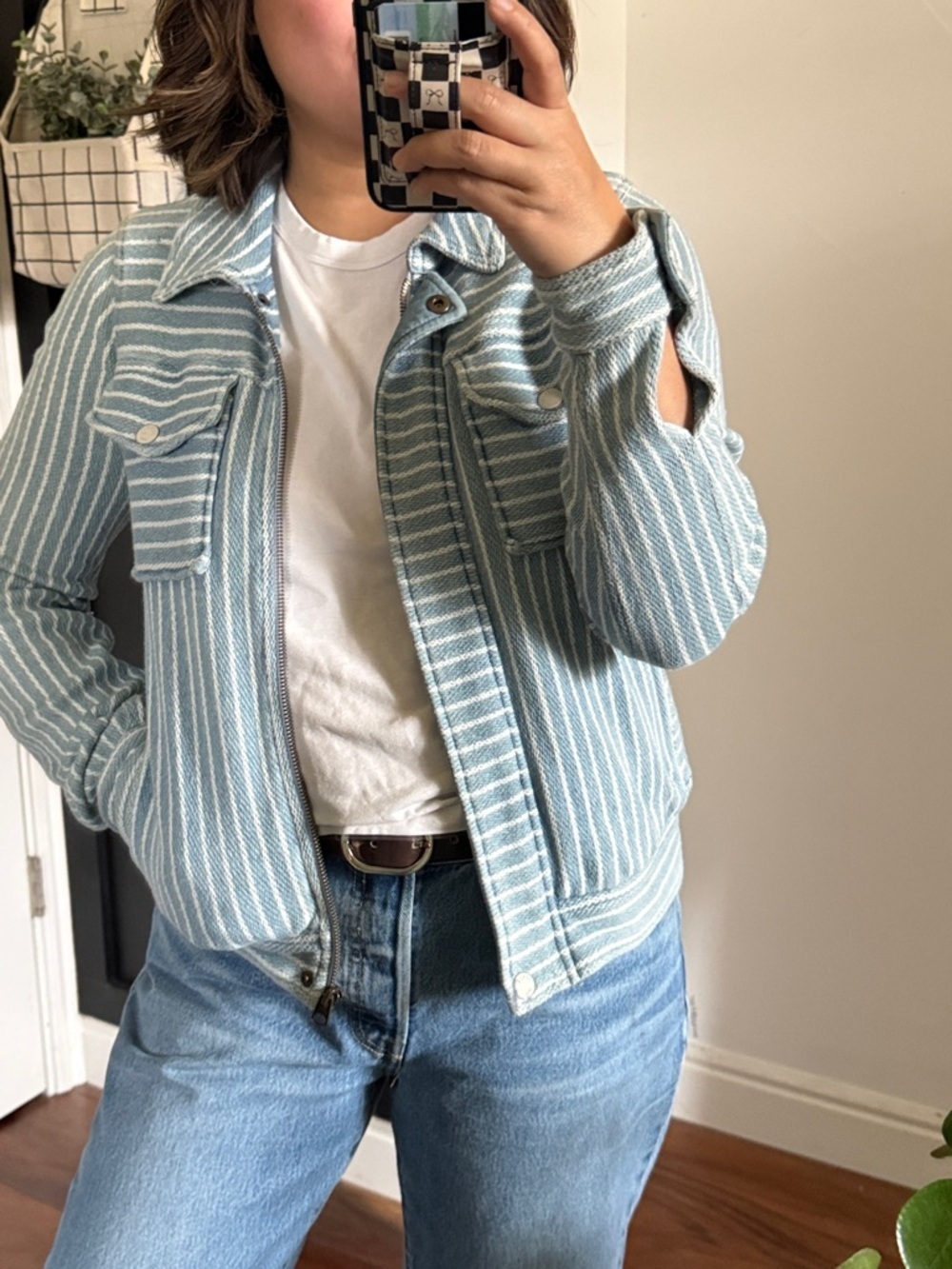 FAHERTY Terry Zip Front 100% cotton Relaxed Jacket. XS run big